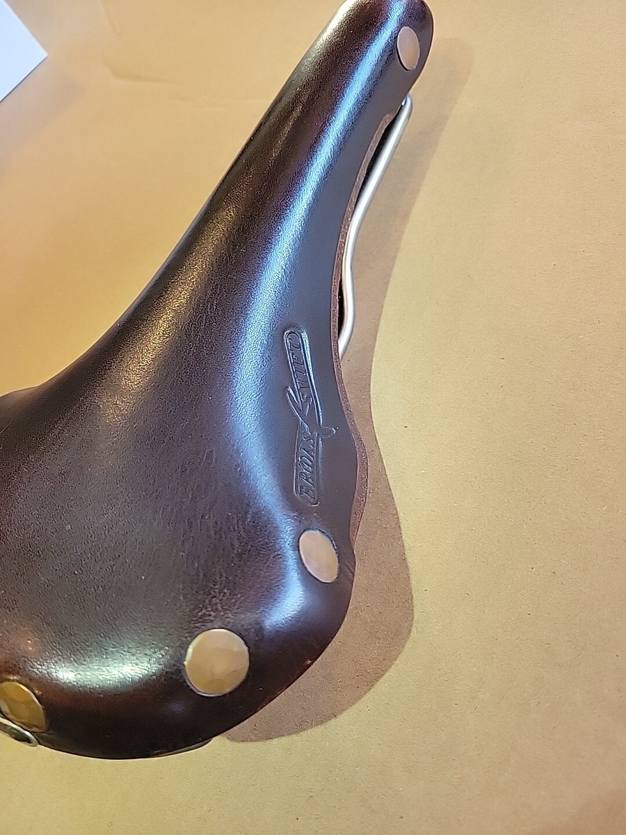 Brooks Swift Brown Leather Titanium Saddle w/ Copper Rivets Brooks Swift Brown Leather Titanium Saddle w/ Copper Rivets