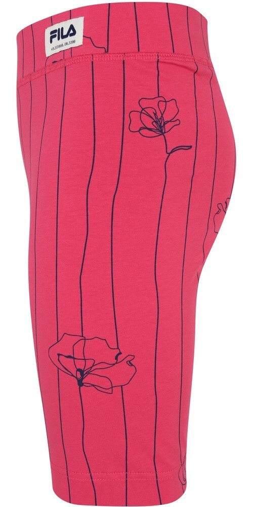 Fila Teens Ragazza Pantaloni Corti Tangstedt Short Leggings Carmine Poppy AOP