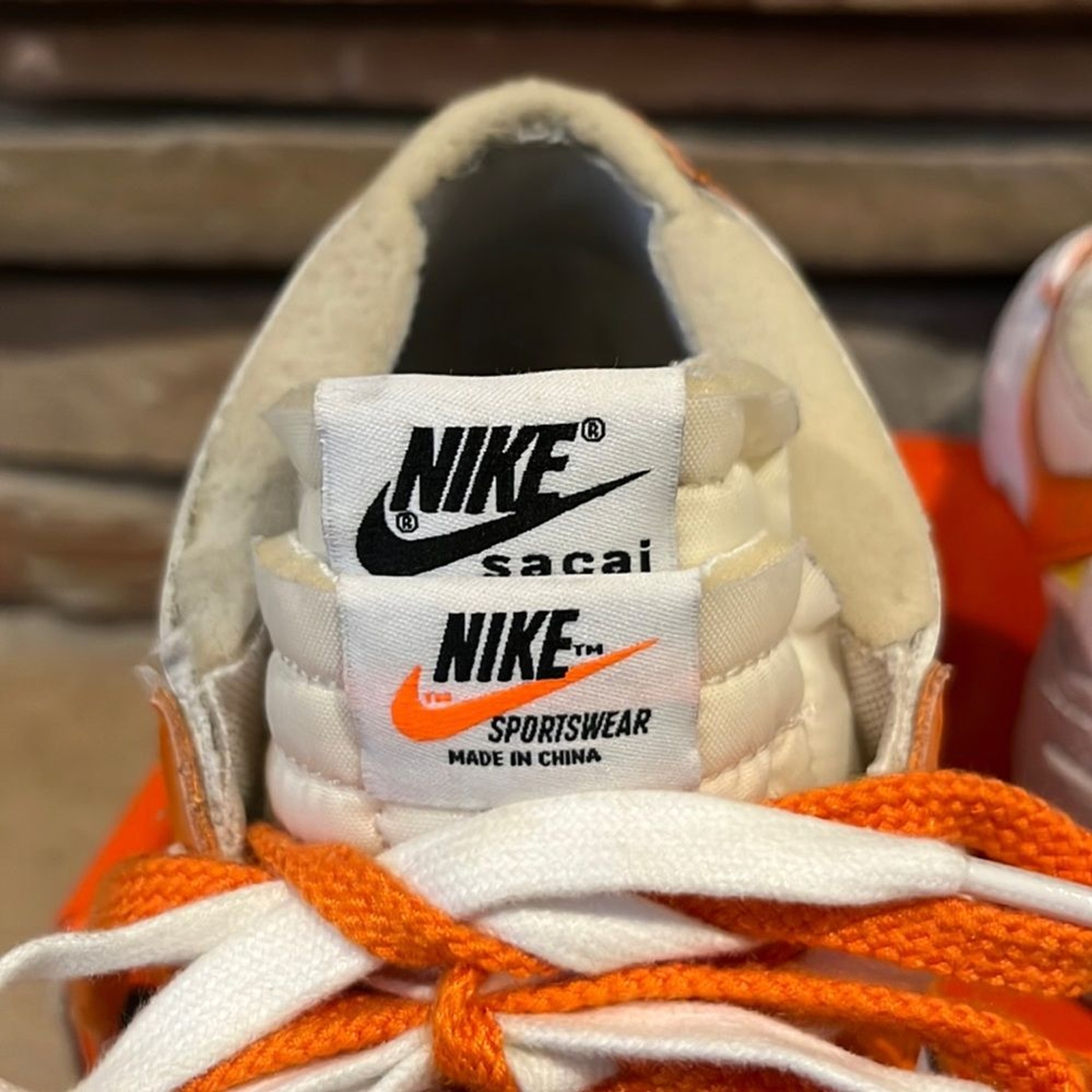SACAI X NIKE Nike x Sacai Blazer Sneaker bassa 'Magma Orange White'