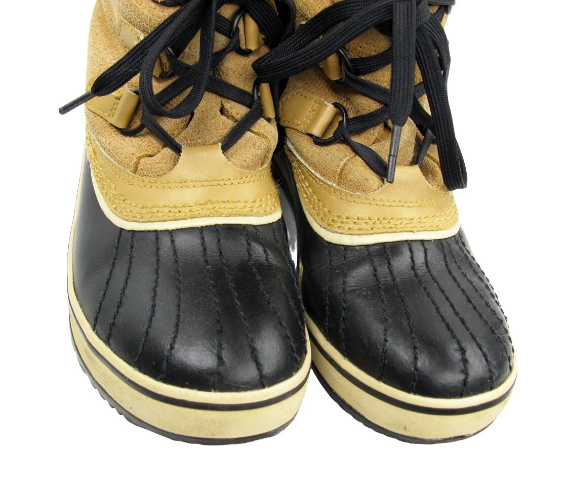 sorel tivoli leather insulated waterproof snow boots
