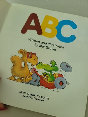 ABC 1989 Paperback By Brown, Mik alphabet children's illustrated