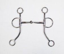 WESTERN STAINLESS STEEL LONG ROD ARTICULATED BITE WITH COPPER INSERTS