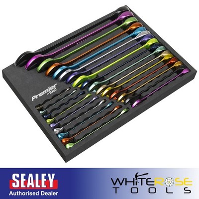 Sealey Premier AK63268 25pc Multi Coloured Combination Spanner Set Metric