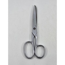 Unimart Chrome Italy 46c Hot Drop Forged Steel Shears Scissors Vintage 6.5 Inch