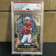 2019 Panini Prizm - Rookies Kyler Murray #301 Lazer Prizm (RC) PSA 9