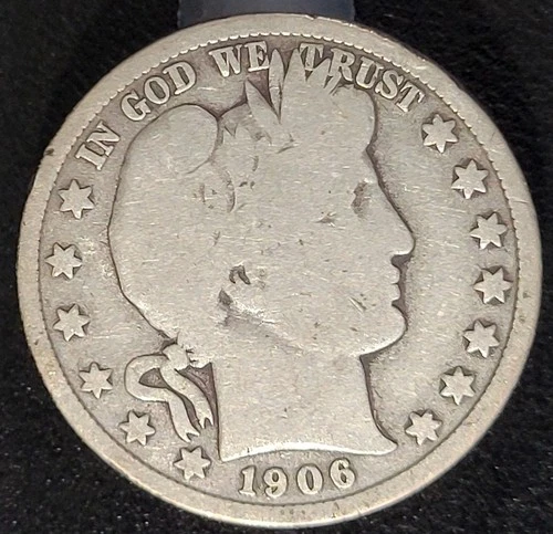 1906 D Denver Mint Barber Half Dollar