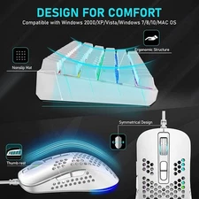 Top 5 Powerful Gaming 84-Keys RGB Mechanical Keyboard & Mouse Set