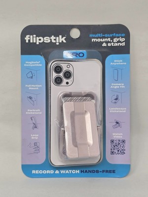 Flipstik Muti-surface Mount,grip&stand Pro Sticks Anywhere-MagSafe NEW