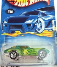'63 Corvette 2/4 Hippie Mobiles Series #90 50128 Green Hot Wheels