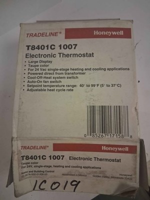 Honeywell T8401C 1007 Electronic Thermostat