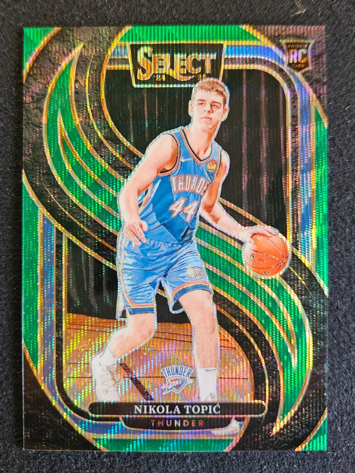 2024-25 Nikola Topic Panini Select - Premier Level Green Wave /50 Rc