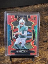 2025 Panini Select - Concourse Quinn Ewers #82 Red Prizm /99 (RC)  Dolphins