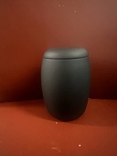 Next Black Moderna Soft Touch Storage Jar Bathroom Accessories Brand New Boxed