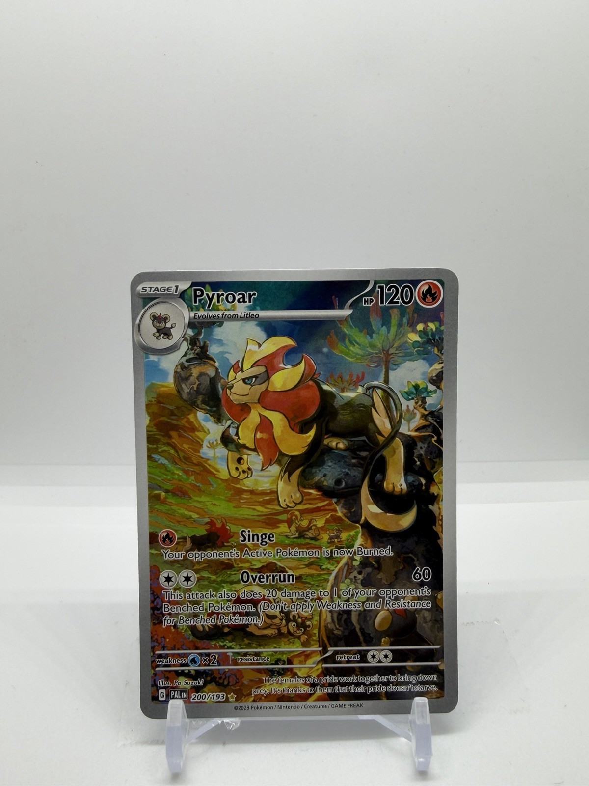 Pyroar 200/193 Sv02: Paldea Evolved Holo Illustration Rare