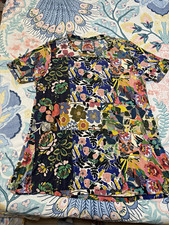 Johnny Was Multicolor Floral Patchwork Round ...