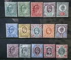 GB KING EDWARD VII JUBILEE ISSUE SET OF 15 M/MINT