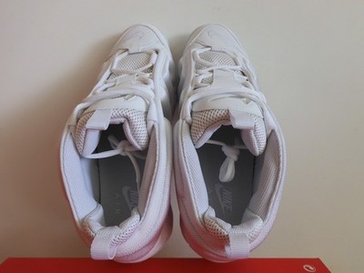 Nike Air More Uptempo Low White-White-White Triple White Sz 12.5