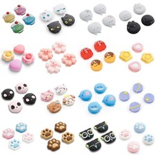 GeekShare 4PCS Joystick Caps for Nintendo Switch 2 2025 Soft Thumb Grips Cover