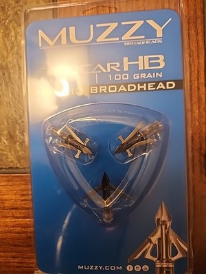 Muzzy Trocar HB Hybrid 4-Blade Broadhead 3-Pack - 100 Grain