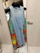 USED VERSACE SLEEVELESS DRESS SIZE 36 VERYGOOD