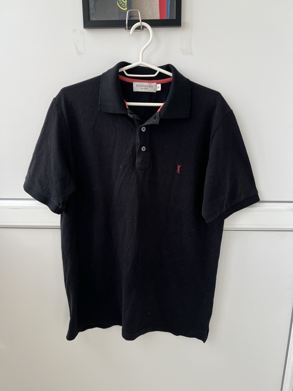 YVES SAINT LAURENT YSL POLO CASUAL MANICA CORTA ORIGINALE TAGLIA MEDIA