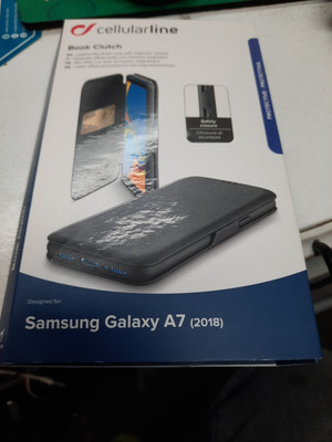 Cellularline Book Clutch Samsung Galaxy A7 (2018)   Hülle Tasche Etui 