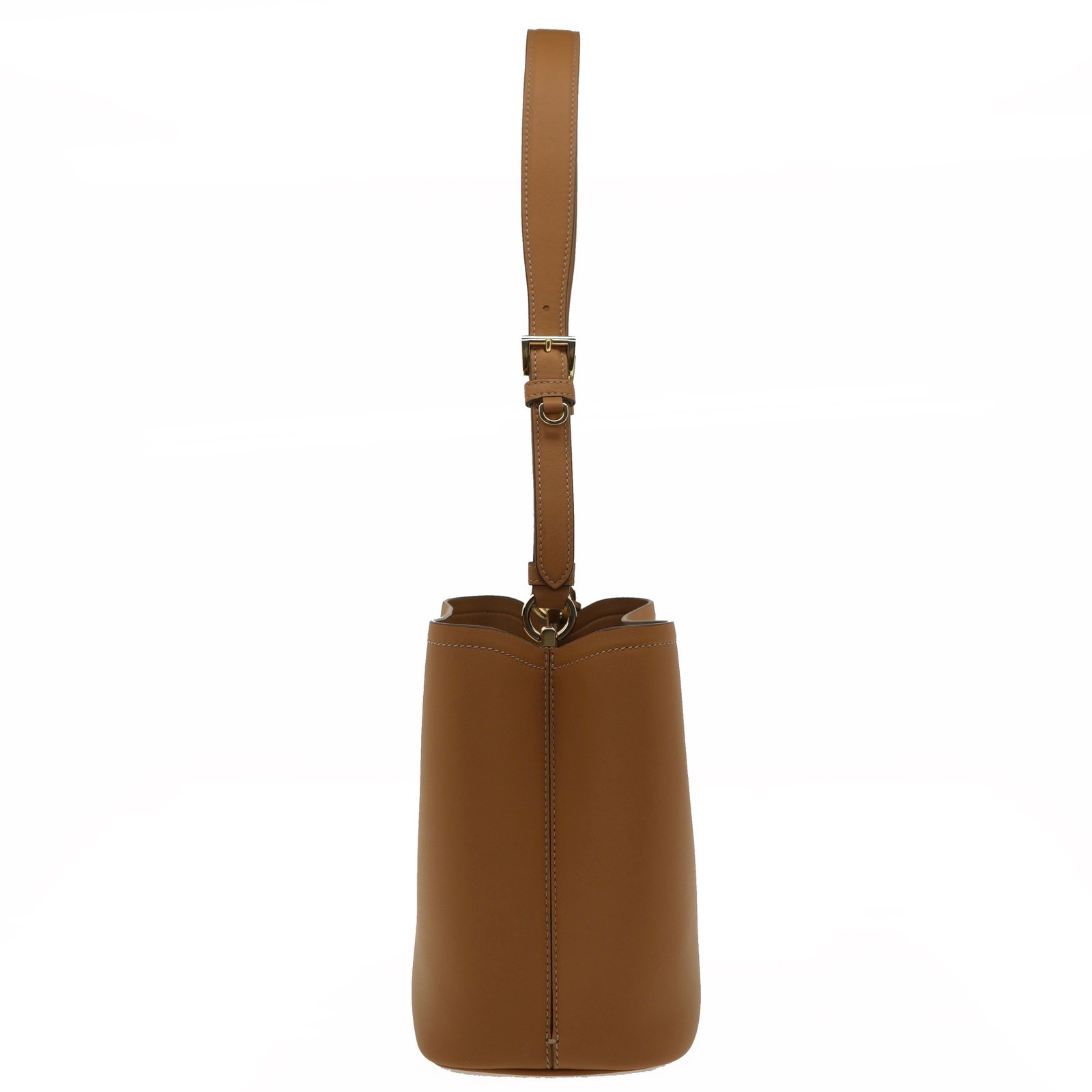 Prada Bucket Shoulder Bag Brown Leather 1BB080 New thumbnail 7