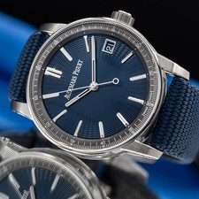 2025 Audemars Piguet Code 11.59 Blue Men's Watch 15210ST Full Set, New & Unworn 14