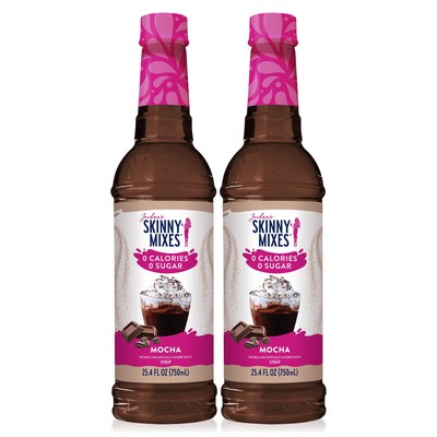 Jordan's Skinny Syrups Sugar Free Coffee Syrup, Mocha Flavor Drink Mix