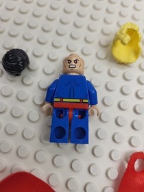 LEGO sh0157 sh0156 Supergirl & Superman from Brainiac Attack 76040 Minifigures