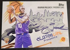 2025-26 Topps Basketball Suns Khaman Maluach(RC) Clutch City Prospects #CC-10