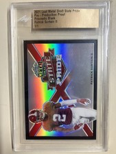 2021 Leaf Metal Draft State Pride Patrick Surtain  Pre-Production Proof 1/1