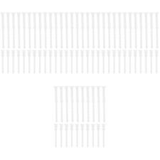 80Pcs Computer Case Fan Screws White Silicone Rubber Soft Flexible Anti Aging