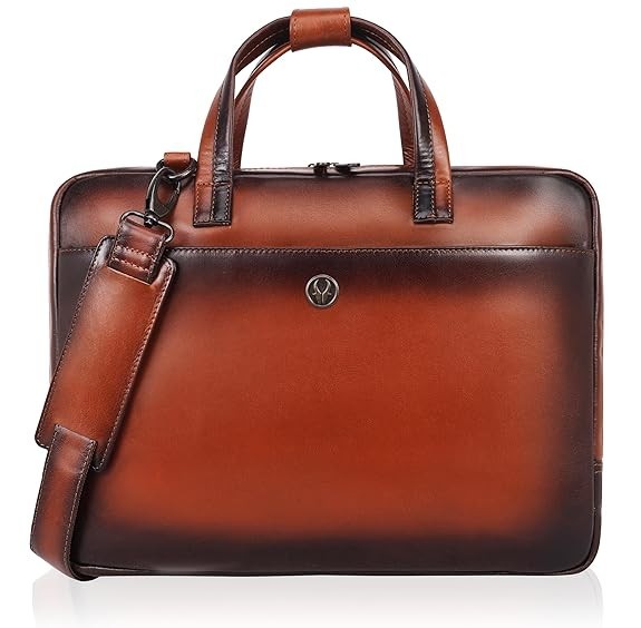 Genuine Executive Leather Office Messenger Laptop Bag for Me