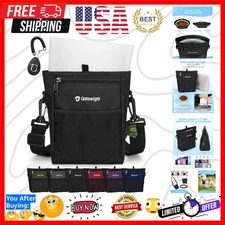 Versatile Dog Treat Bag with Silicone Liner - Adjustable Fanny Pack & Crossbody
