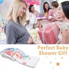 Twin Milestone Blanket Soft Large 50X40 Baby Monthly Blanket for Newborn Twins