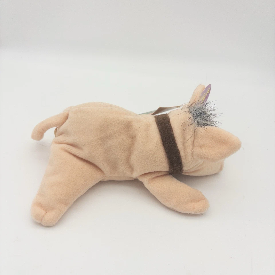 De colección 1998 Babe Pig In The City Peluche Beanbag Juguete Gorro Y Amigos Nuevo Foto 4 de 4