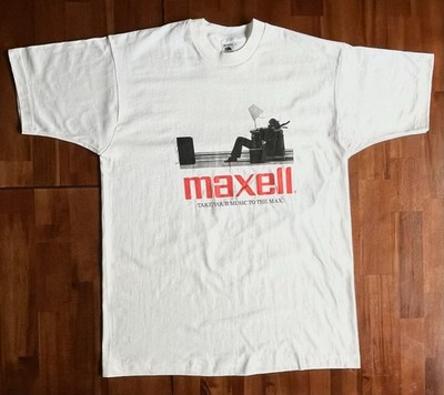 Vintage 90s Promo T-Shirt: Maxell Take Your Music To The Max