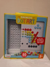 Chuckle & Roar Magnetic Dot Art Designer Travel Art Kit Creativity Game #857