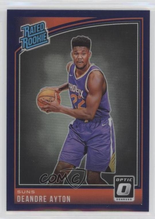2018 Panini Donruss Optic Rated Purple Prizm DeAndre Ayton #157 Rookie RC 0b2z