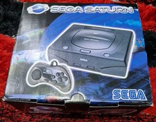 Sega Saturn Console Boxed UK PAL Model 2 VGC **Free UK Post**