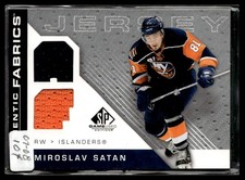2007-08 SP Game Used Authentic Fabrics Miroslav Satan New York Islanders #AF-MS