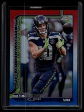 2025 Topps Chrome Football #271 Cooper Kupp Red White and Blue Refractor