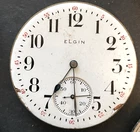 Antique 1916 Elgin Grade 293 Pocket Watch Movement Parts/Repair 16s 7j USA