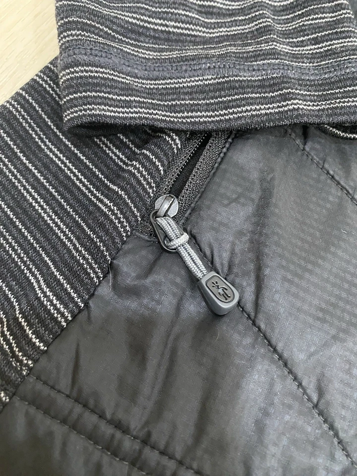 Chaqueta SmartWool Propulsion 60 para mujer XL negra gris acolchada lana merino Foto 3 de 4