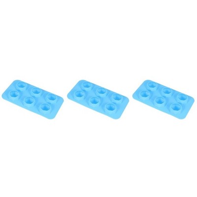  3 STÜCKE 6 Gitter Silikon Eisform Diamantform Eiswürfel Tray Eiswürfel Maker