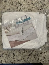 Vocander Dorm Bed Skirt White New With Tags