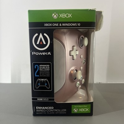 Power A Enhanced Wired Controller For Xbox One And Windows 10 Rose Gold 6E Pink