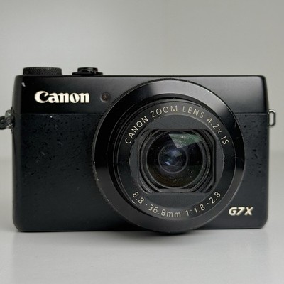 Canon PowerShot G7 X Mark I Compact Camera Black FOR PARTS OR REPAIR ONLY!