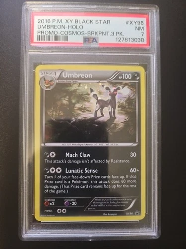 Umbreon XY96 Cosmos Holo - Pokémon XY Promos PSA 7 Near Mint